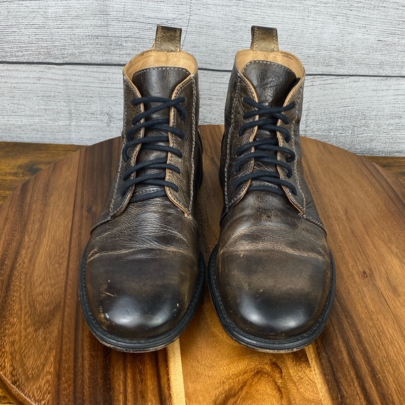 Bed Stu Louis Rustic Distressed Lace Up Leather Ankle Dress Boot Men’s Size 9.5 - Picture 8 of 12
